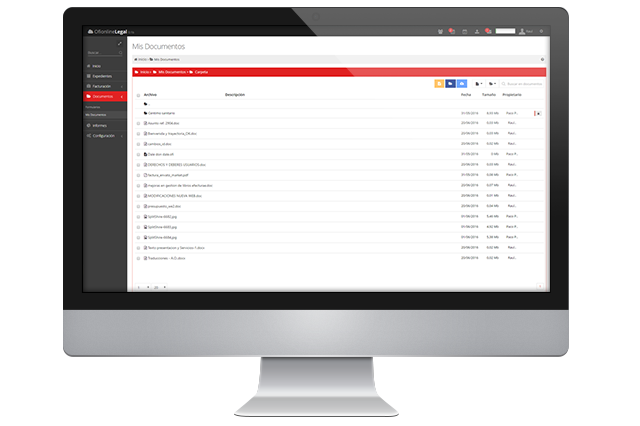 Gestor documental para abogados y procuradores